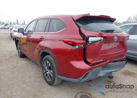 2020 Toyota Highlander Hybrid Xle z USA, uszkodzony, nr VIN 5TDHARAH1LS503241